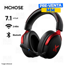 AUDIFONO MCHOSE V9 PRO | INALAMBRICO - BLUETOOTH | 7.1 | ROJO