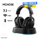 AUDIFONO MCHOSE V9 TURBO | INALAMBRICO - BLUETOOTH | 7.1 | STEEL BLACK