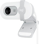 WEBCAM LOGITECH BRIO 100 | FULL HD | 1080p-30fps | BLANCO