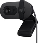 WEBCAM LOGITECH BRIO 100 | FULL HD | 1080p-30fps | NEGRO