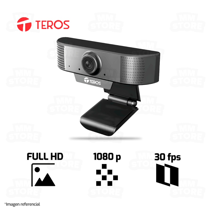 WEBCAM TEROS TE-9070 | FULL HD | 1080p | 30fps