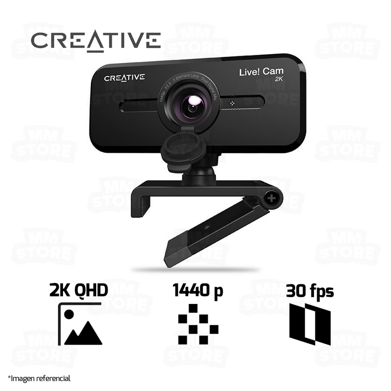 WEBCAM CREATIVE LIVE CAM SYNC V3 2K | QHD | 1440p-30fps | 1080p-30fps
