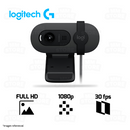 WEBCAM LOGITECH BRIO 100 | FULL HD | 1080p-30fps | NEGRO