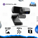 WEBCAM PRIMUS PWC-300 VISUS 1LS | 2K- 60fps | 1440p-60fps | NEGRO