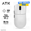 MOUSE ATK X1 V2 ULTIMATE 2.0 + | INALAMBRICO | 50,000 DPI | 8000 Hz | BLANCO