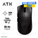 MOUSE ATK X1 V2 ULTIMATE 2.0 + | INALAMBRICO | 50,000 DPI | 8000 Hz | NEGRO