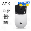 MOUSE ATK X1 V2 AIR+ | INALAMBRICO | 50,000 DPI | 8000 Hz | SHADOW WHITE