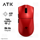 PRE-VENTA | MOUSE ATK X1 V2 ULTIMATE| INALAMBRICO | 42,000 DPI | 8000 Hz | ROJO