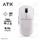 PRE-VENTA | MOUSE ATK A9 PLUS | INALAMBRICO - BLUETOOTH | 26,000 DPI | BLANCO