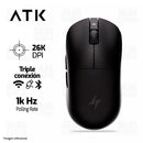 PRE-VENTA | MOUSE ATK A9 PLUS | INALAMBRICO - BLUETOOTH | 26,000 DPI | NEGRO