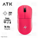 MOUSE ATK A9 PLUS 2.0 | INALAMBRICO - BLUETOOTH | 26,000 DPI | ROSADO