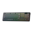 TECLADO AULA F108 PRO | ESP | INALAMBRICO | MECANICO | SW-RAIN | RGB | NEGRO DEGRADADO