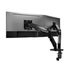 BRAZO - RACK PARA 2 MONITORES IDOCK AK200 | 17"-32" | NEGRO