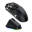 MOUSE ATTACK SHARK X11 | BASE DE CARGA | INALAMBRICO - BLUETOOTH | 22,000 DPI | NEGRO
