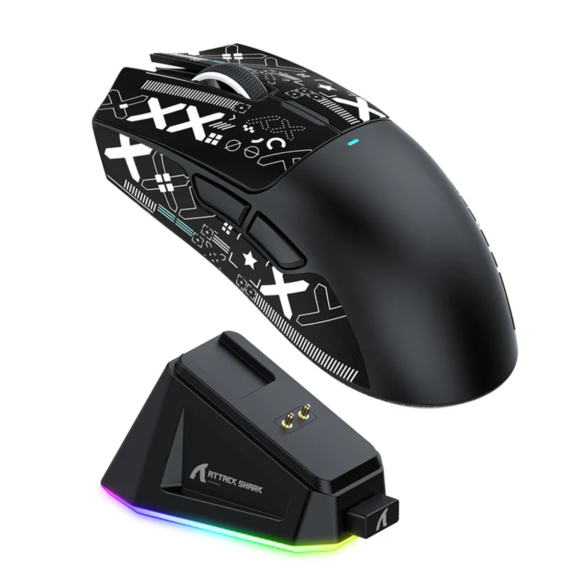MOUSE ATTACK SHARK X11 | BASE DE CARGA | INALAMBRICO - BLUETOOTH | 22,
