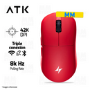 PRE-VENTA | MOUSE ATK DRAGONFLY A9 ULTIMATE | INALAMBRICO | 8,000 Hz | 42,000 DPI | ROJO