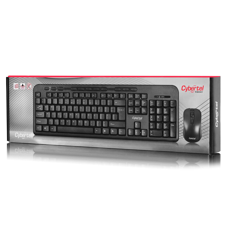 COMBO CYBERTEL EBONY CYB T800 | INALAMBRICO | TECLADO + MOUSE