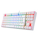 TECLADO REDRAGON KUMARA K552 | ESP | MECANICO | SW-RED | RGB | BLANCO