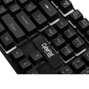 TECLADO CYBERTEL XTREME CYB K505 | MEMBRANA | RAINBOW | NEGRO