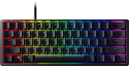 TECLADO RAZER HUNTSMAN MINI | OPTOMECANICO | SW- PURPLE | RGB | NEGRO