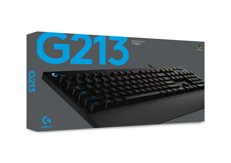 TECLADO LOGITECH PRODIGY G213 MEMBRANA RGB