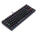 TECLADO REDRAGON KUMARA K552 | ESP | MECANICO | SW-RED | RAINBOW | NEGRO