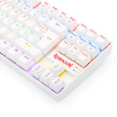 TECLADO REDRAGON KUMARA K552 | ESP | MECANICO | SW-RED | RAINBOW | BLANCO