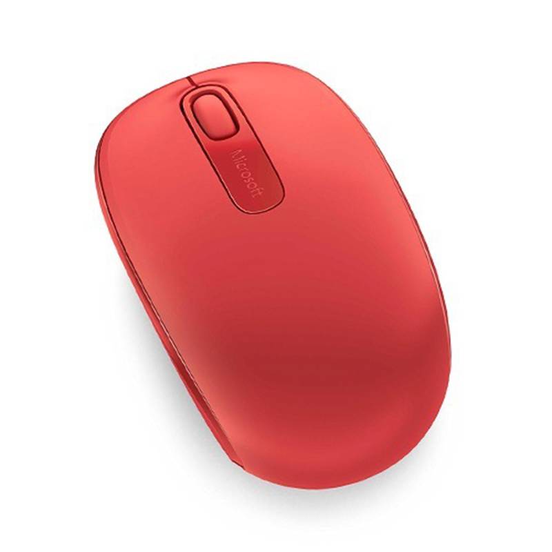 MOUSE MICROSOFT 1850 | INALAMBRICO | 1,000 DPI | ROJO