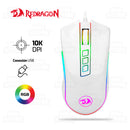 MOUSE REDRAGON COBRA CHROMA M711 | 10,000 DPI | RGB | BLANCO