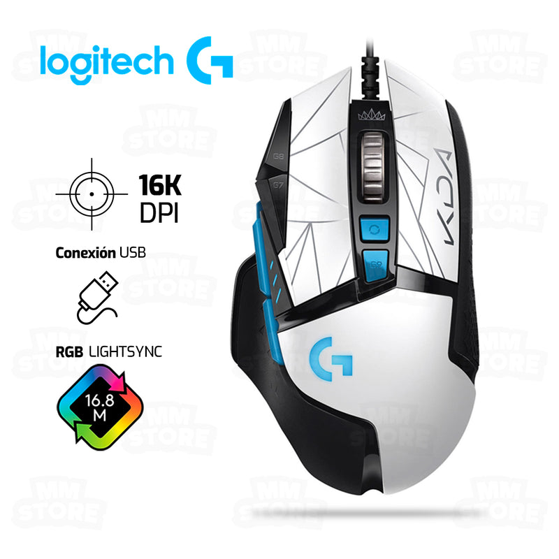 MOUSE LOGITECH G502 KDA HERO | 16,000 DPI | RGB