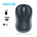 MOUSE LOGITECH M185 | INALAMBRICO | 1,000 DPI | GRIS