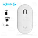 MOUSE LOGITECH PEBBLE 2 M350S | BLUETOOTH - INALÁMBRICO | 1,000 DPI | BLANCO