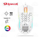 MOUSE REDRAGON STORM ELITE M988 | 16,000 DPI | RGB | BLANCO