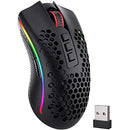 MOUSE REDRAGON STORM PRO M808-KS | INALAMBRICO | 16,000 DPI | RGB | NEGRO