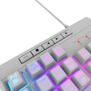 TECLADO REDRAGON SHIVA K512 | ESP | SEMI-MECANICO | RGB | BLANCO