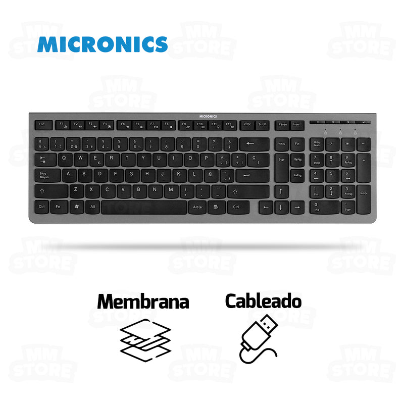 TECLADO MICRONICS MILANO MIC K704X | MEMBRANA