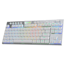TECLADO REDRAGON HORUS TKL K621 | INALAMBRICO | MECANICO | LOW PROFILE | SW-RED | RGB | BLANCO