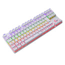 TECLADO T-DAGGER BORA LITE | ESPAÑOL| MECANICO | SW-RED | RAINBOW | BLANCO