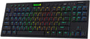 TECLADO REDRAGON HORUS TKL K621 | INALAMBRICO | MECANICO | LOW PROFILE | SW-RED | RGB | NEGRO