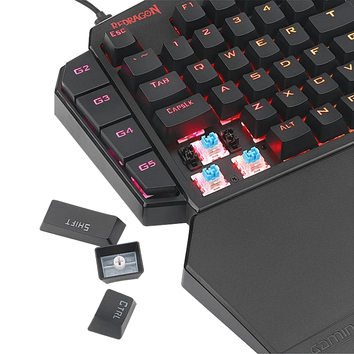 TECLADO REDRAGON DITI K585 | MECANICO | SW-BROWN| RGB